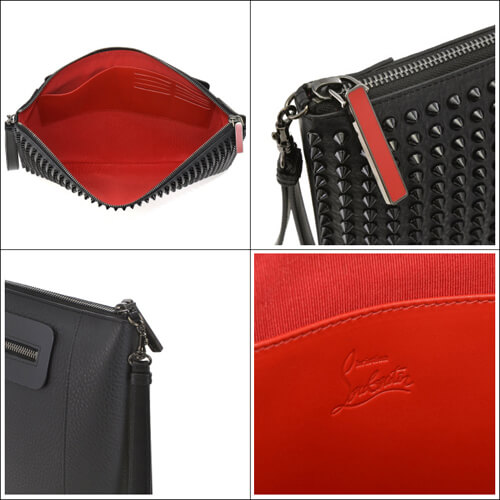 クリスチャンルブタン/CHRISTIAN LOUBOUTIN Peter Pouch クラッチバッグ ブラック 2015年春夏新作 1145048-0001-CM53 